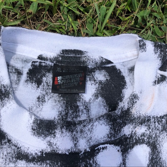 Vintage 80’s | All-over NFL Print Shirt XL - Picture 3 of 4